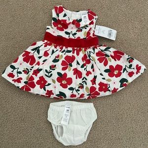 Carter’s Newborn Holiday Dress